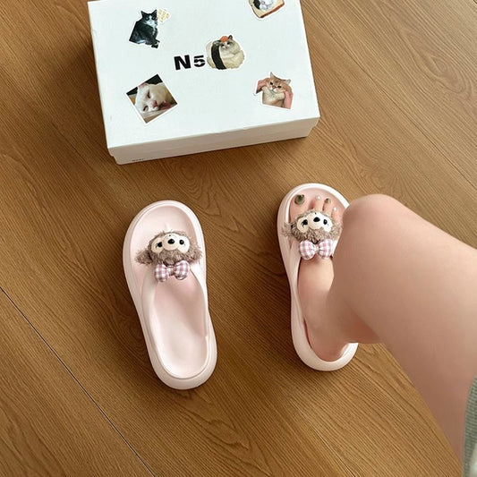 Shirley Mei flip-flops thick-soled slippers spring and summer new cool slippers outer wear high-end flip-flops cross-border explosion