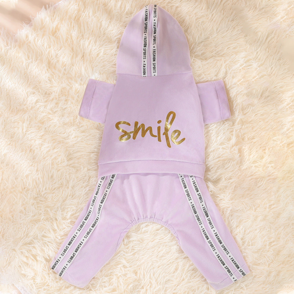 Amazon spring and summer dog four-legged clothes than bear teddy small dog dog clothes sports style pet clothes spot  dog toy