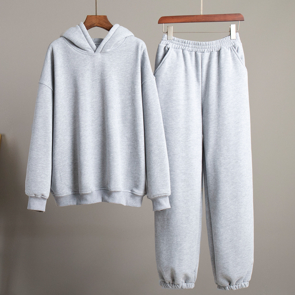 Cross-border sweater set autumn and winter new women's casual comfortable sports style hoodie pants sweater set  suits