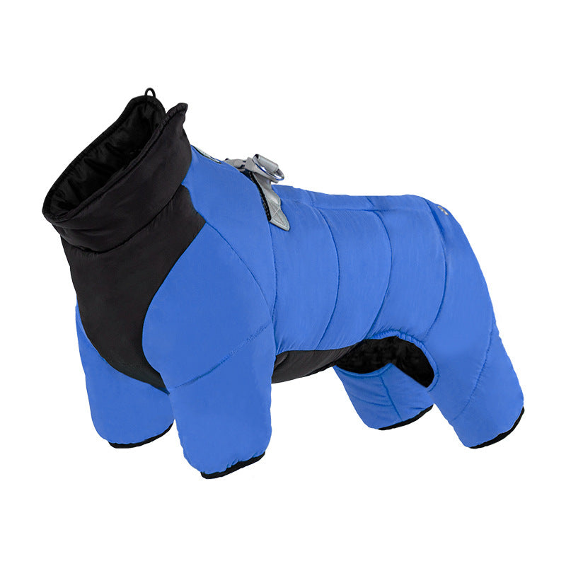 Winter dog cotton-padded clothes Small dog warm waterproof non-sticky hair Medium-sized dog pet clothes Winter clothing wholesale dog toy