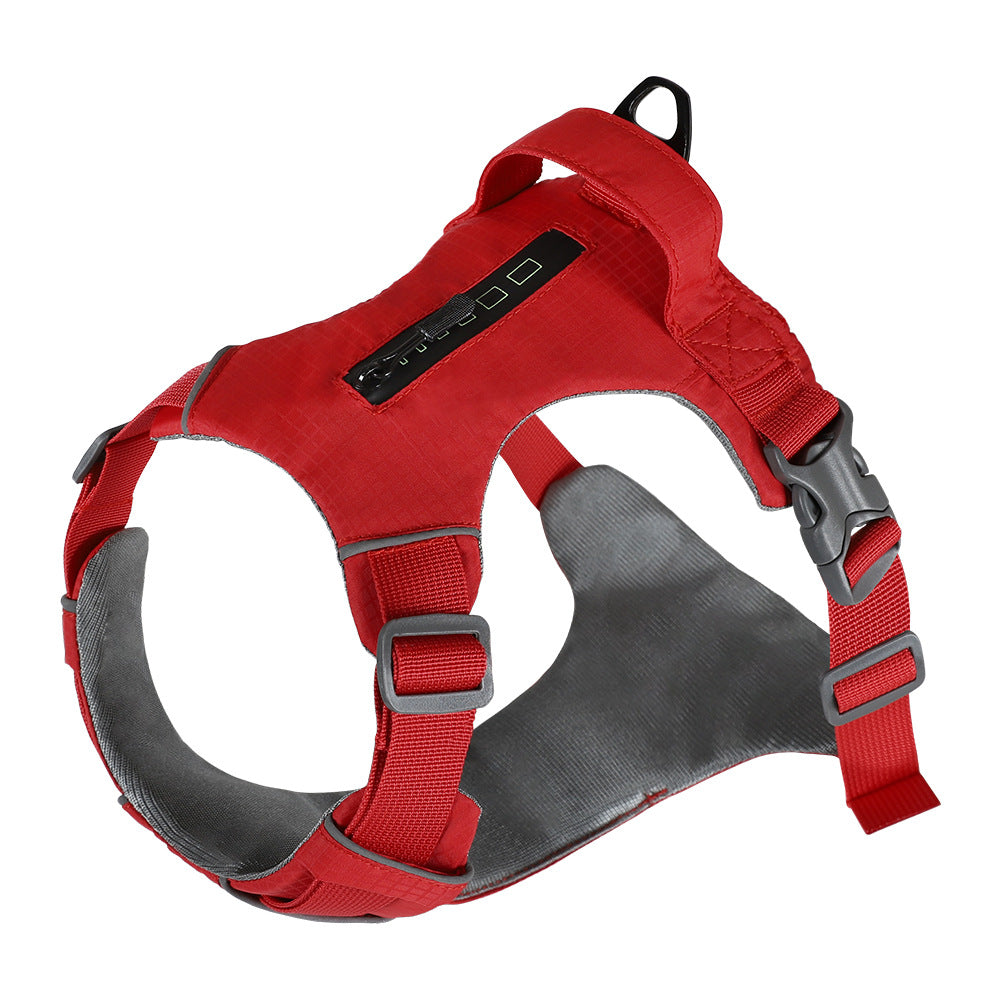 New vest-type anti-break-free pet chest strap, wear-resistant hand, medium and large dog dog leash dog toy