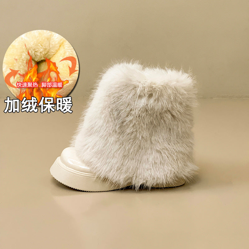 Short boots slim Martin boots pant tube boots women's summer  new muffin thick-soled big head fashion stacking boots shoes