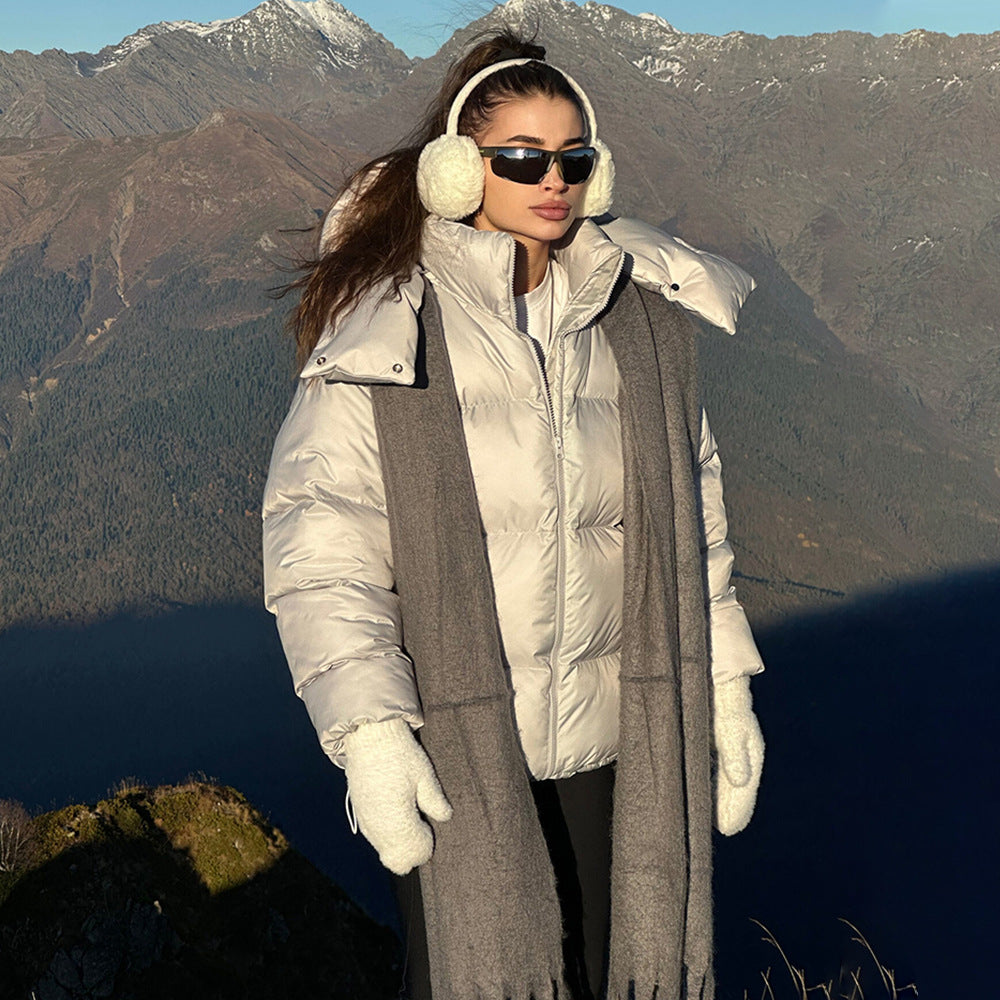 Bread clothes women's European and American style winter new warm versatile loose cotton-padded jacket thickened jackets cotton-padded jacket