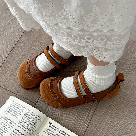 Fashion retro small fragrant Mary Jane shoes women's shoes spring and autumn  new inner height increase Boken shoes soft sole single beanie  shoes