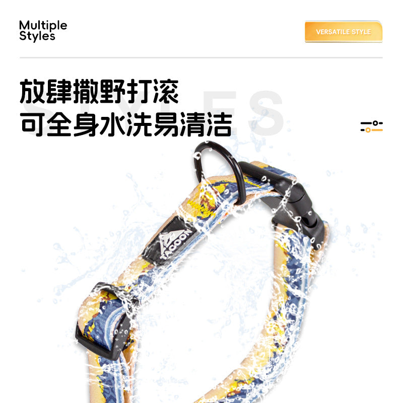 Popular dog leash, retractable dog collar, Rizhao Jinshan thickened nylon anti-bite leash  dog  toy