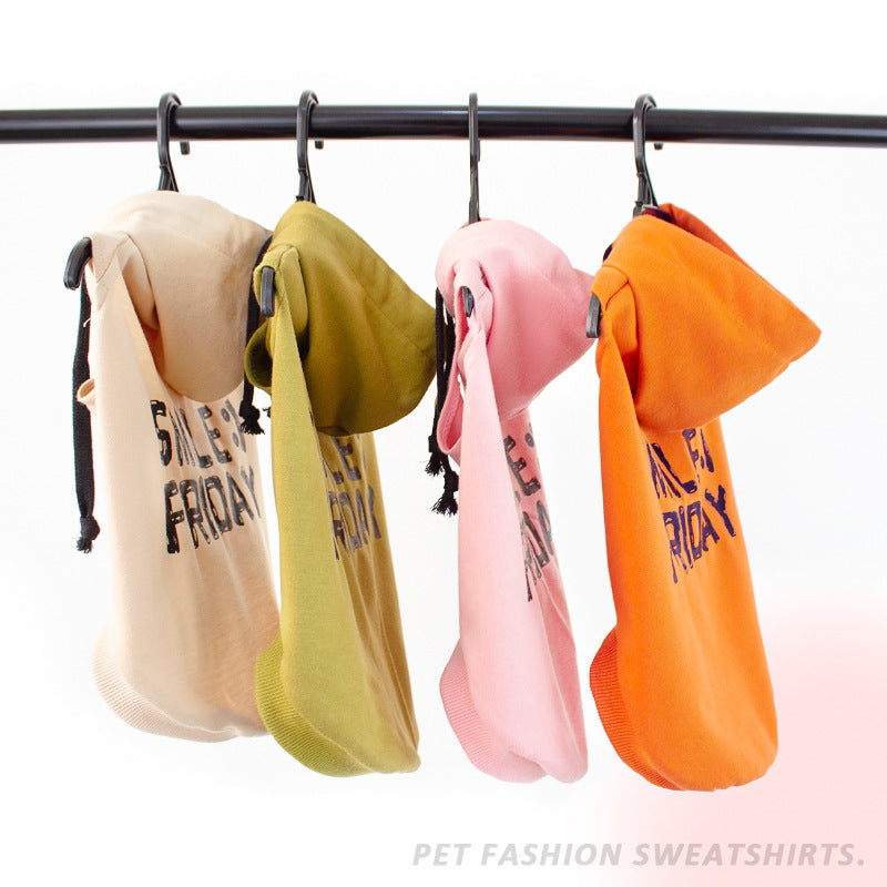 New multi-colored dog clothes, small dog dog sweater Teddy Corgi clothes casual pet cat and dog clothing  dog toy cat toy