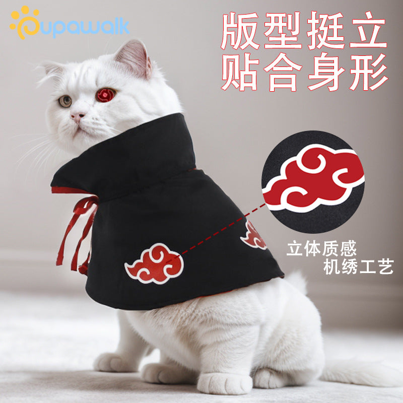 New spot kitten clothes animation cos drag cute cat cape cat dog general pet clothes wholesale cat toy dog toy