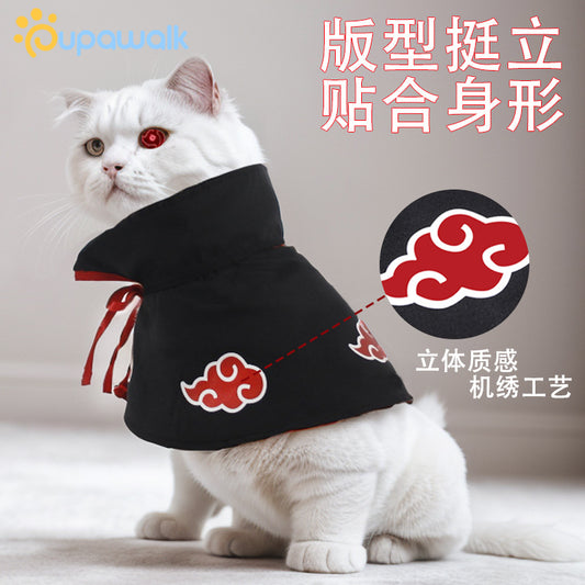 New spot kitten clothes animation cos drag cute cat cape cat dog general pet clothes wholesale cat toy dog toy