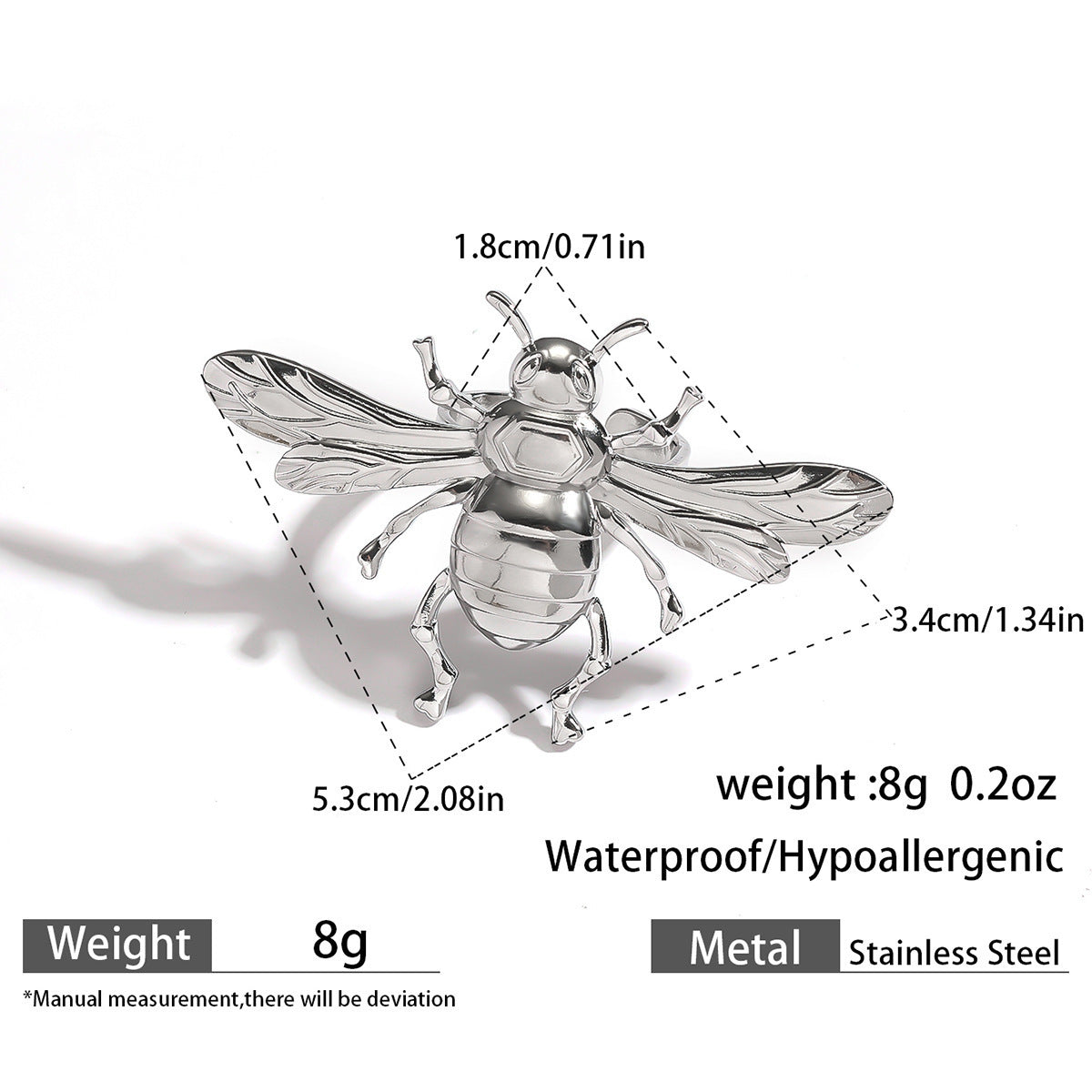 Malt stainless steel non-fading flower rings female three-dimensional opening design ring exaggerated European and American jewelry