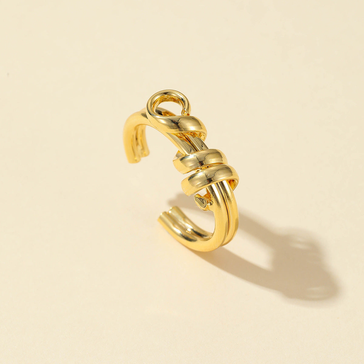 European and American rings ins cold wind niche design sense emerald inlaid stone retro personality women's tide exaggerated tide rings