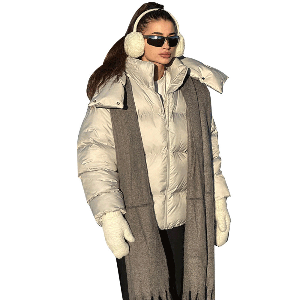 Bread clothes women's European and American style winter new warm versatile loose cotton-padded jacket thickened jackets cotton-padded jacket