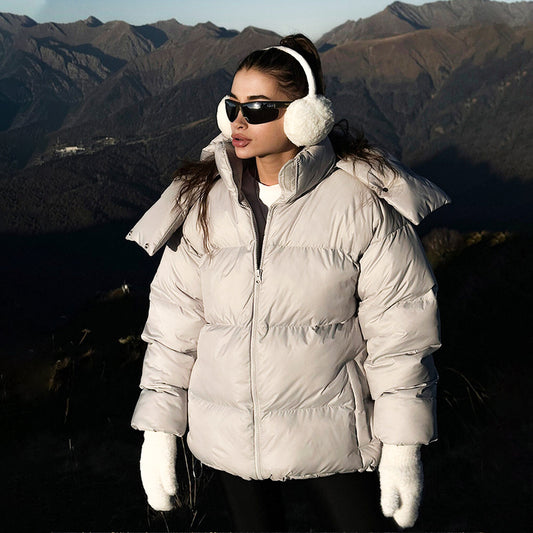 Bread clothes women's European and American style winter new warm versatile loose cotton-padded jacket thickened jackets cotton-padded jacket