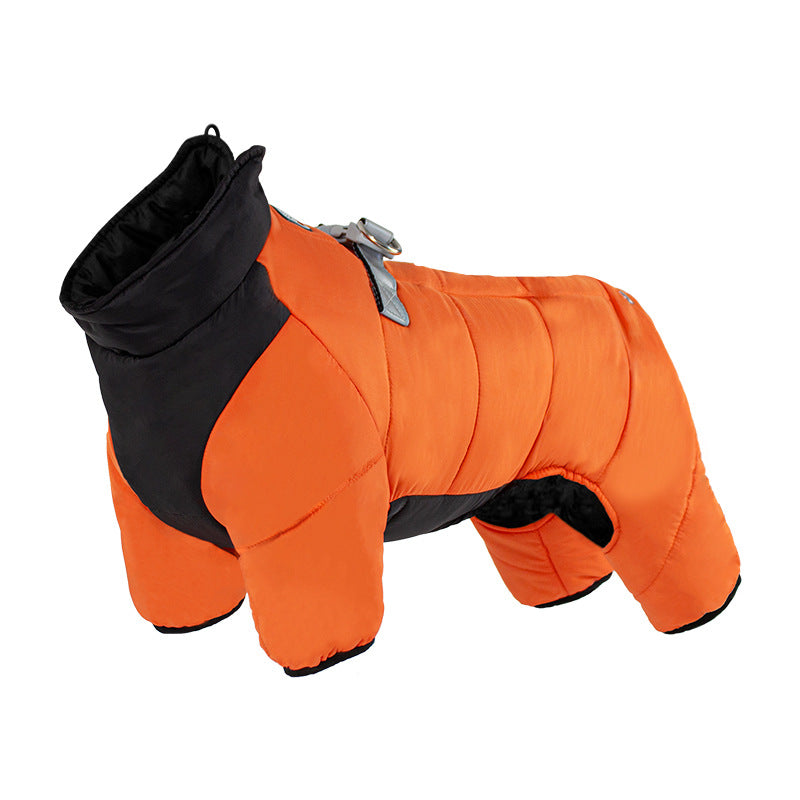 Winter dog cotton-padded clothes Small dog warm waterproof non-sticky hair Medium-sized dog pet clothes Winter clothing wholesale dog toy