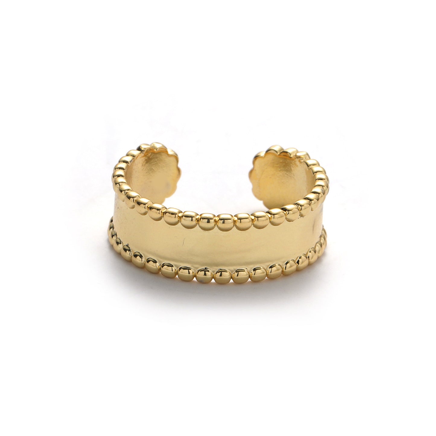 Design sense niche light luxury gold-plated irregular ring women's fashion light luxury simple versatile opening adjustable rings