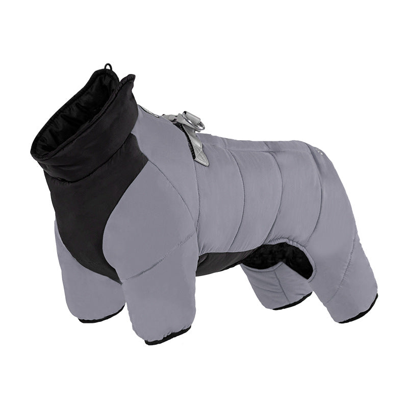 Winter dog cotton-padded clothes Small dog warm waterproof non-sticky hair Medium-sized dog pet clothes Winter clothing wholesale dog toy