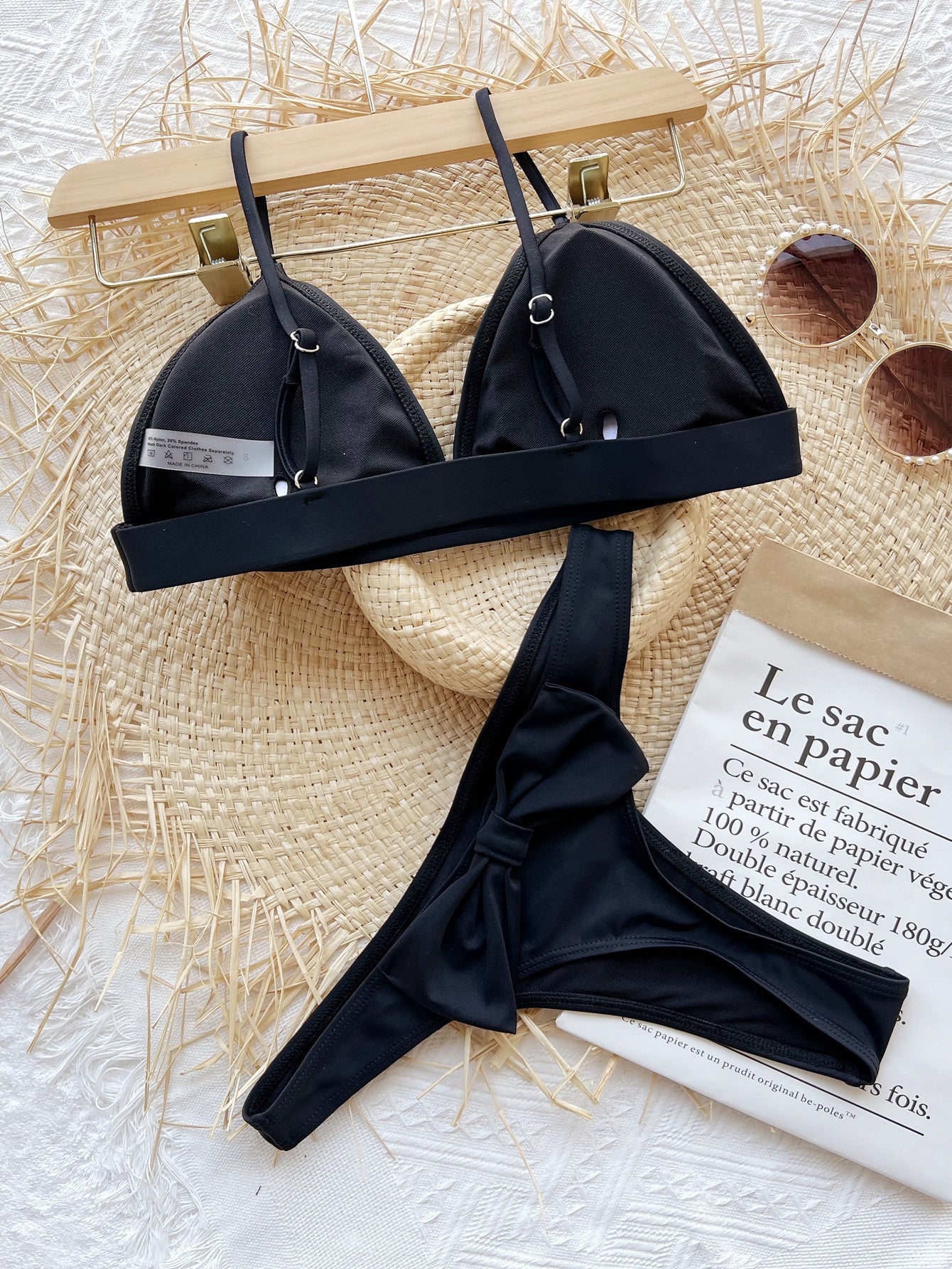 New single swimsuit bikini women's European and American swimsuit split bikini swimsuit