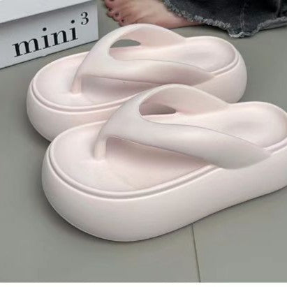 Shirley Mei flip-flops thick-soled slippers spring and summer new cool slippers outer wear high-end flip-flops cross-border explosion