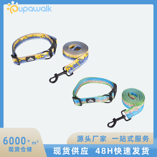 Popular dog leash, retractable dog collar, Rizhao Jinshan thickened nylon anti-bite leash  dog  toy