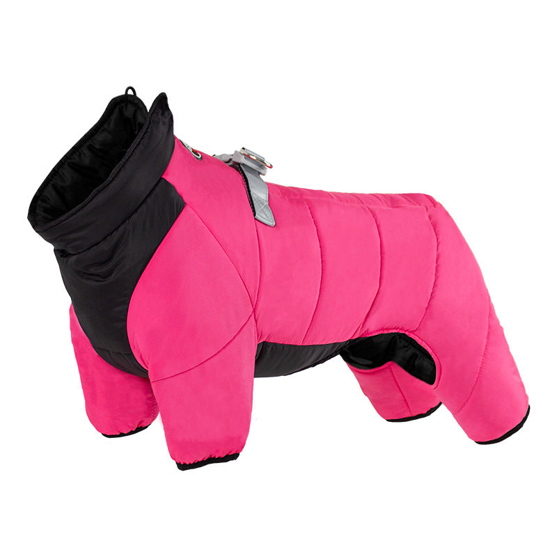 Winter dog cotton-padded clothes Small dog warm waterproof non-sticky hair Medium-sized dog pet clothes Winter clothing wholesale dog toy