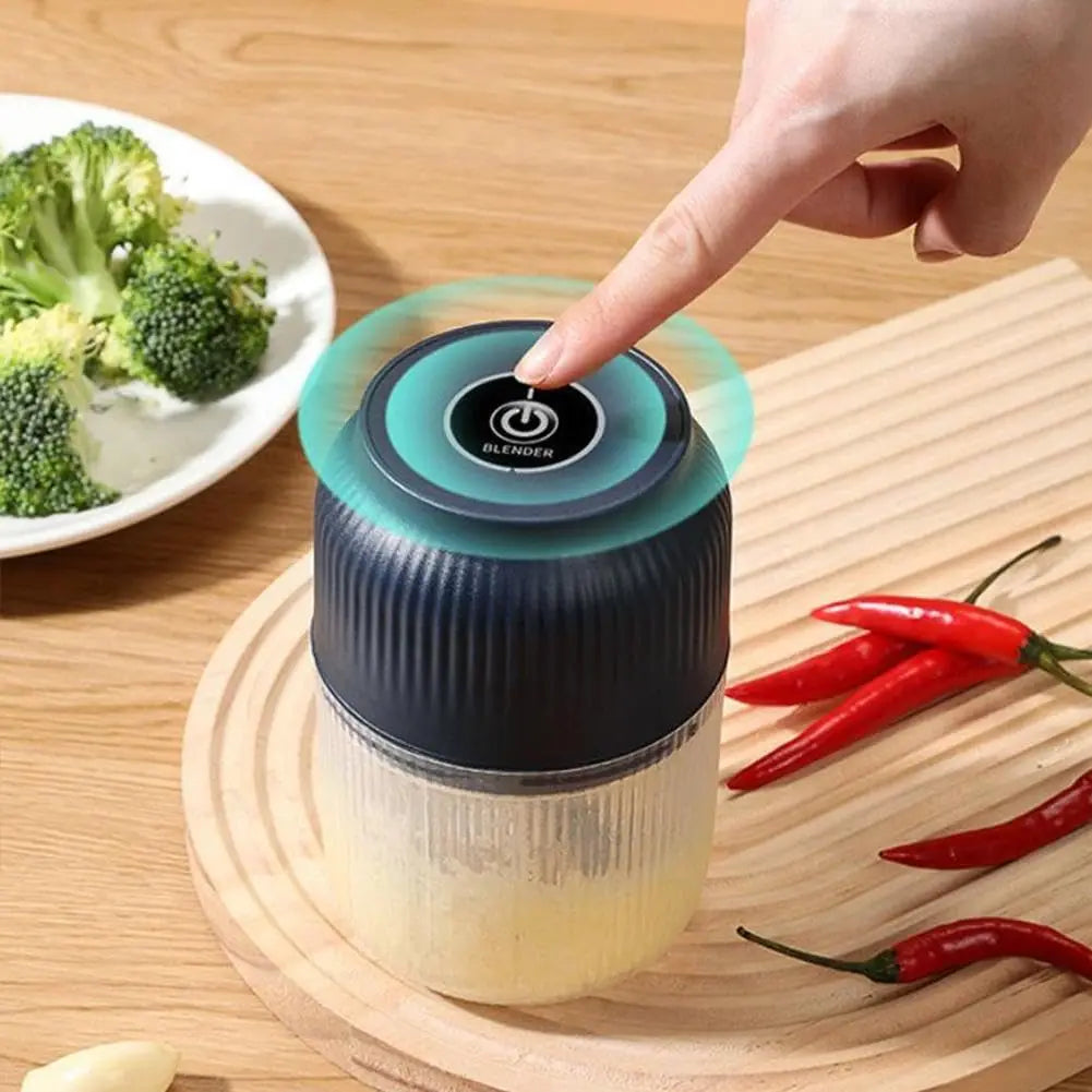 Manufacturer    Electric Garlic Chopper,   New Rechargeable Food Processor for Garlic Ginger Onion Meat Vegetable Chilli, Portable Mini Food     Kitchen gadgets