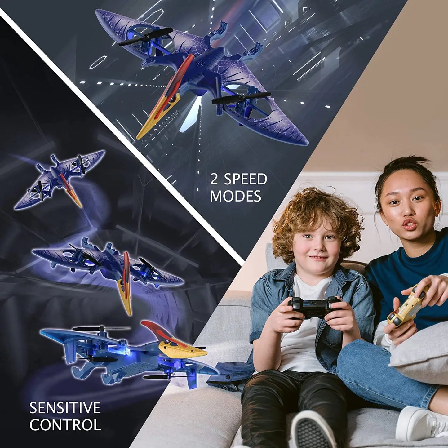 RC Pterosauria Dinosaur Toys for Boys Remote Control Dinozaur Jurassic Dinosaure World Dinosaurios de Juguete Drone Gifts Kids