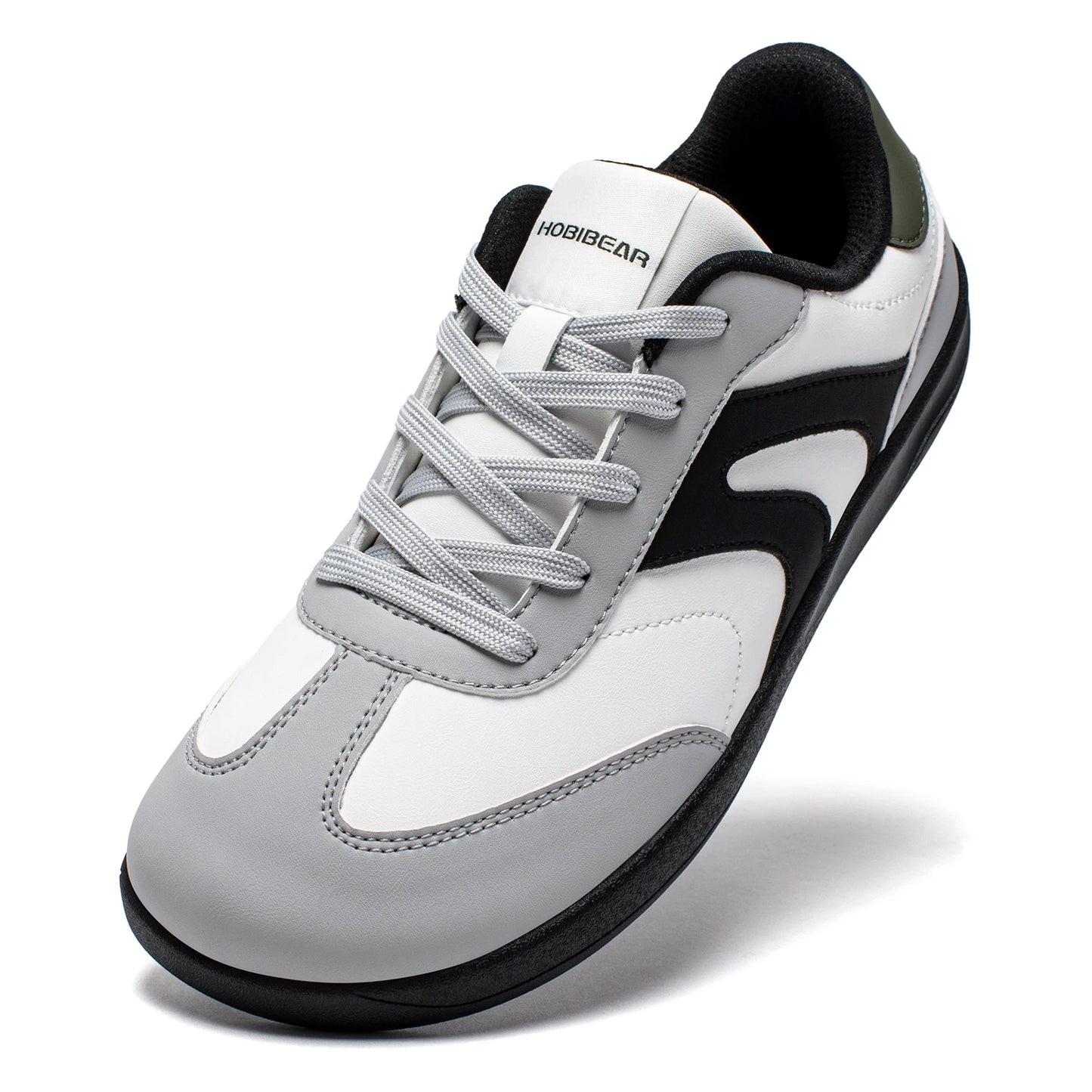 Manufacturer   HOBIBEAR Wide Toe Shoes Unisex Artificial Leather Barefoot Sneakers Casual Retro Zero Drop Shoes for Women Men    Sneakers