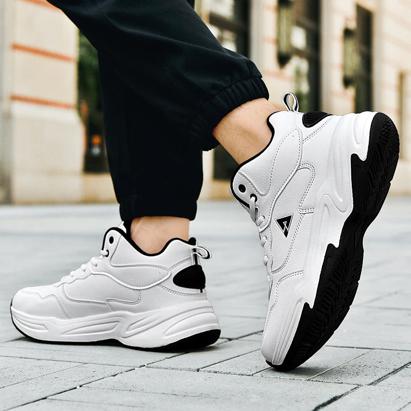 Manufacturer   Men's high quality plus size casual sneakers Four seasons soft sole outdoor breathable running shoes students light sports shoes    Sneakers