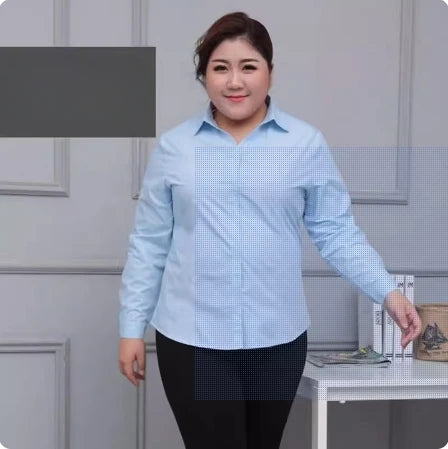 Plus Size White Shirt Women Spring New Office Lady Working Clothes Long Sleeve Bottom Blouse Korean Fashion SlimWomen Clothing t-shirts