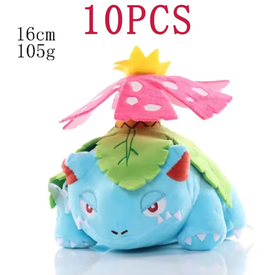 10PCS 20cm Pokemon Stuffed Plush Toy Kawaii Pikachu  Anime Doll Kids Birthday Kawaii Cute Soft Children Stuffed Plush