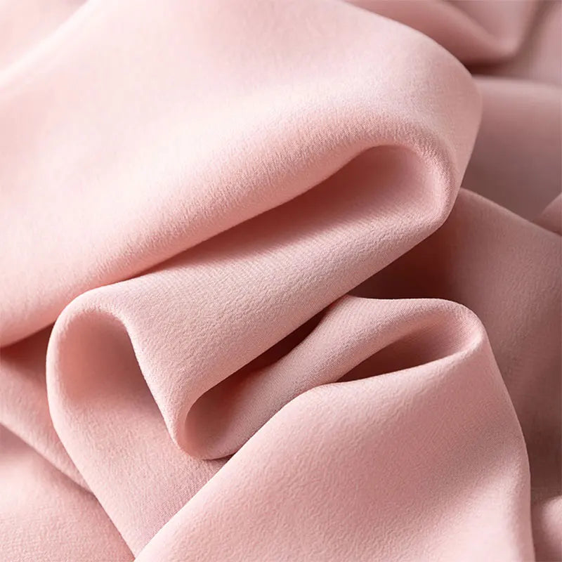 Women 100% Mulberry Silk 19 momme Thick Crepe Silk Midi Dress V neck Short Sleeve Side Slit Long Dress