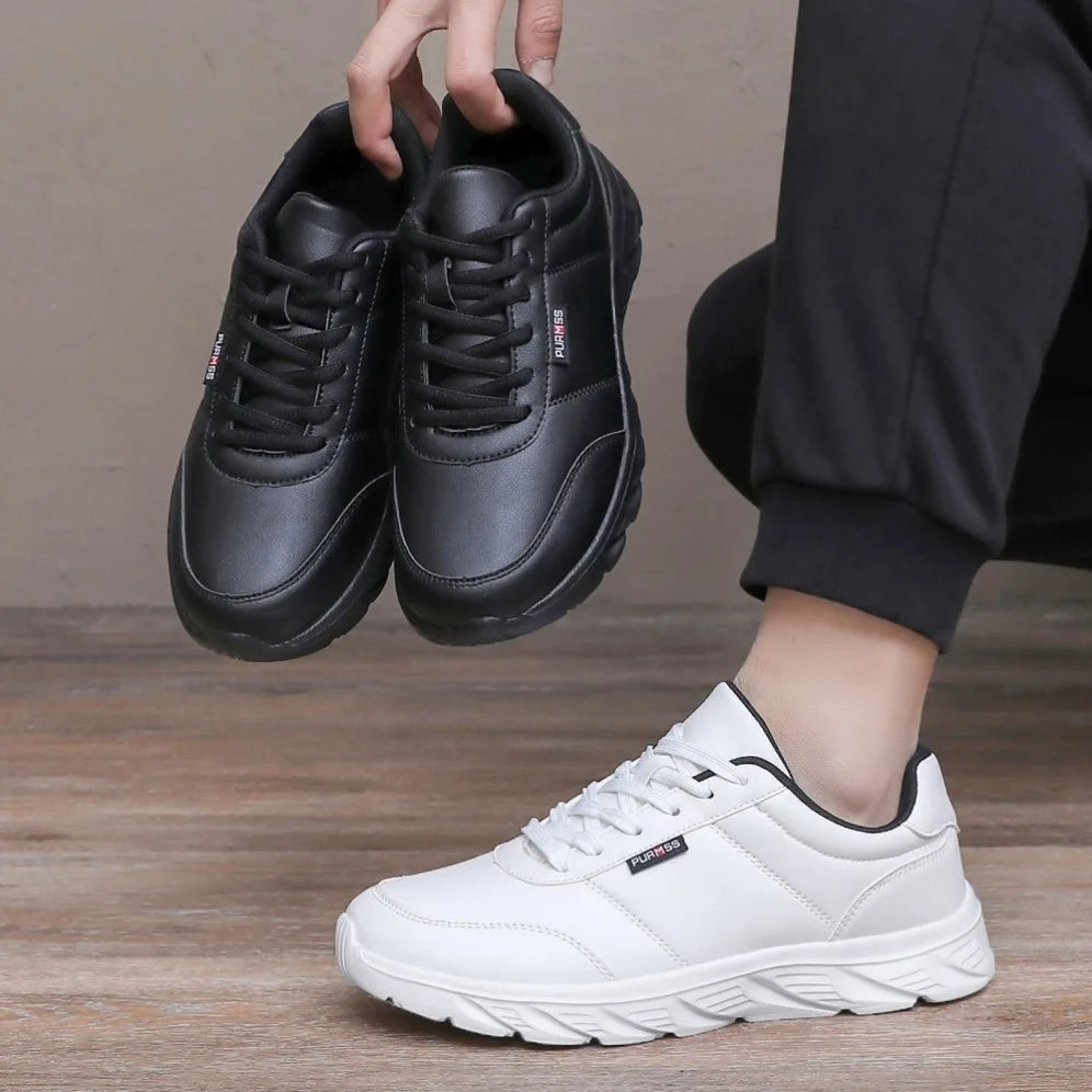 Manufacturer   New Men's Sneakers Fashion Leather Men's Casual Shoes Outdoor Jogging Training Shoes High-Quality Comfortable Men's Shoes    Sneakers