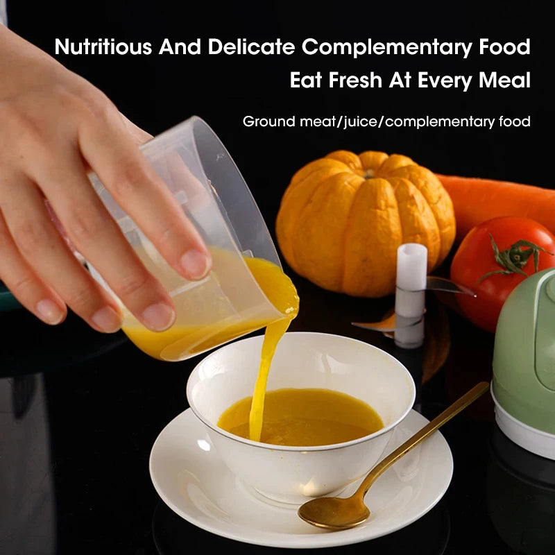 manufacturer  250ml Garlic Masher Crusher Electric Kitchen Food Chopper USB Portable Meat Grinder Vegetable Chopper for Kitchen Gadgets   Kitchen gadgets