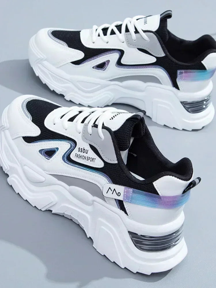 Manufacturer   Sneakers Women Platform Flat Shoes Woman Shoes Green Casual Trainers Ladies Chunky Sneakers Women Shoes    Sneakers