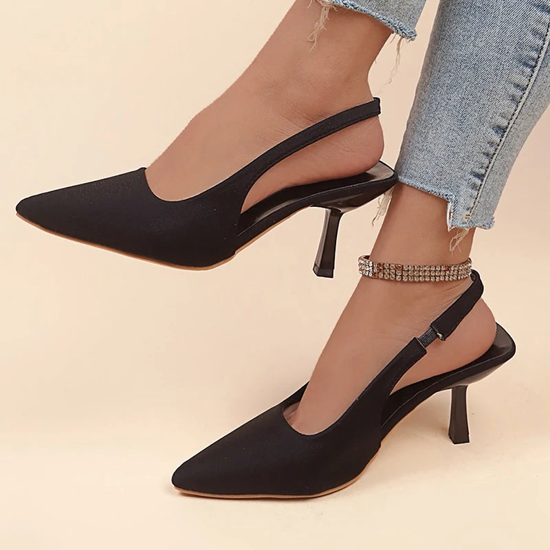 Manufacturer   New Autumn Women's Shoes Fashion Women's Pumps Pointed Toe High Heels Shallow Women's Sandals Shoes for Women Zapatos Mujer   Pumps