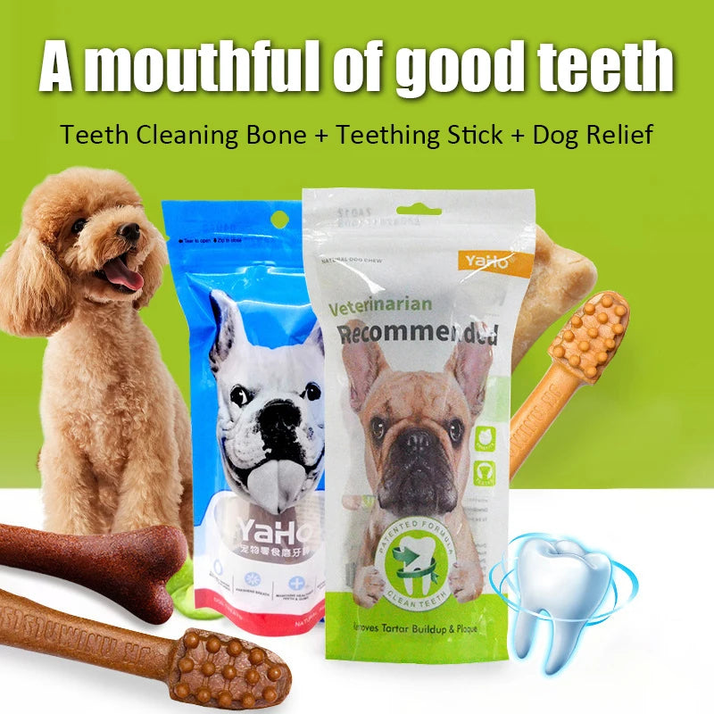 Dog Snacks Teething Sticks Bone Shape Toothbrush Type 170g/162g/25g Adult Dogs Puppy Teething Bite Resistant Snacks Pet Food dog food