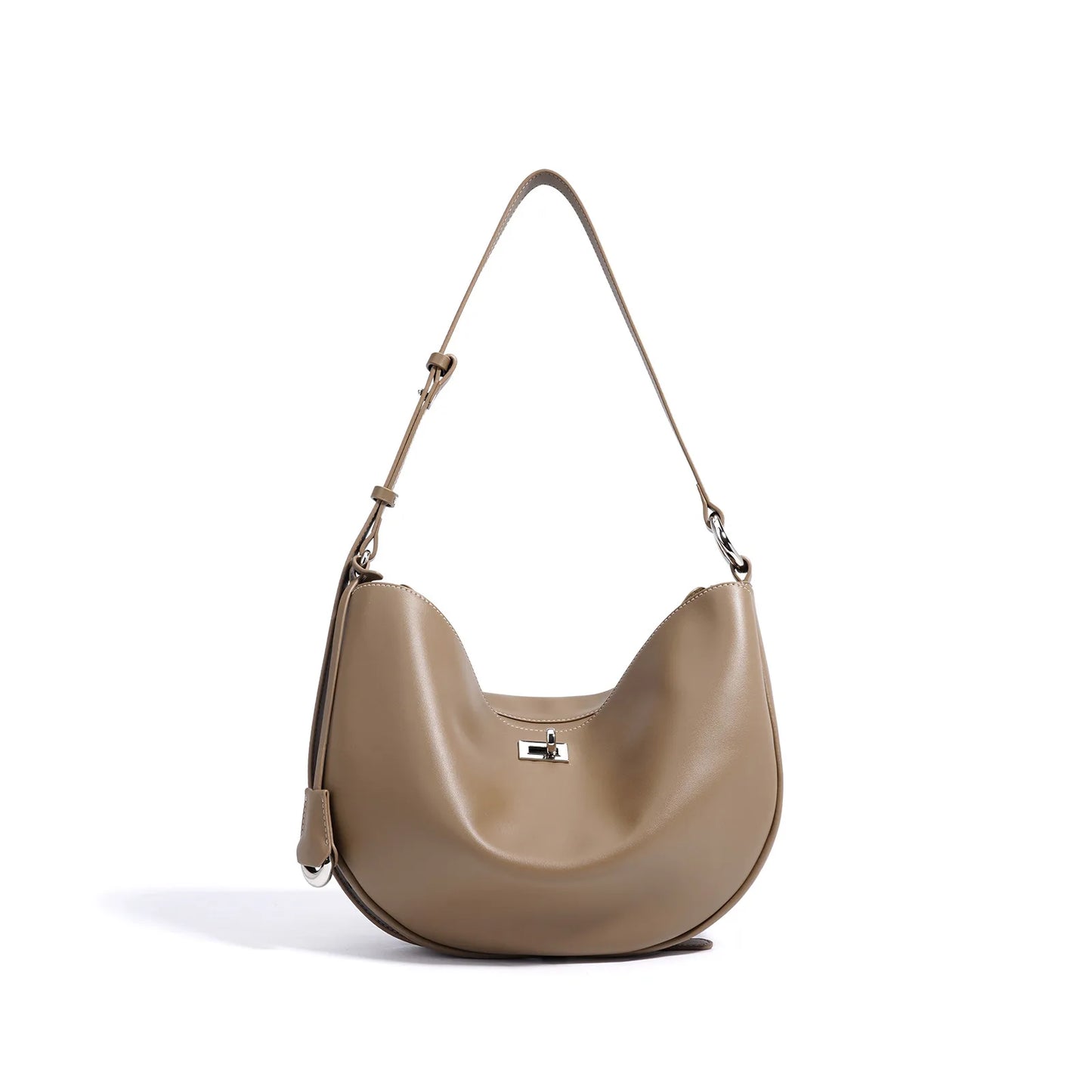 Women's bag new crossbody bag design high-end shoulder simple real leather women's handbag classic fashion high quality bag