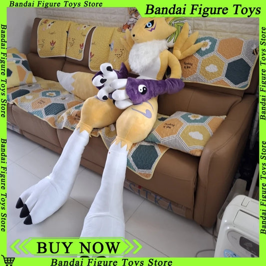 Giant 170cm Anime Digital PokéMon Baby Demon Fox Beast Sanaido Menace Fairy Ibuki Plush Dolls Fox Toys 80cm Ornaments Kids Gift