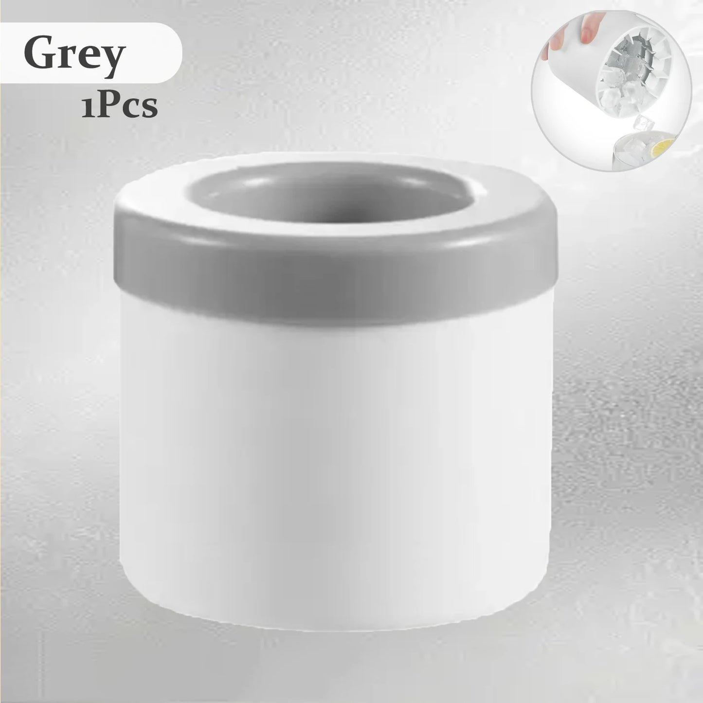 manufacturer  Food grade silicone cylindrical ice tray ice making mold for household kneading, ice storage box, ice cup, quick freezing (small   Kitchen gadgets