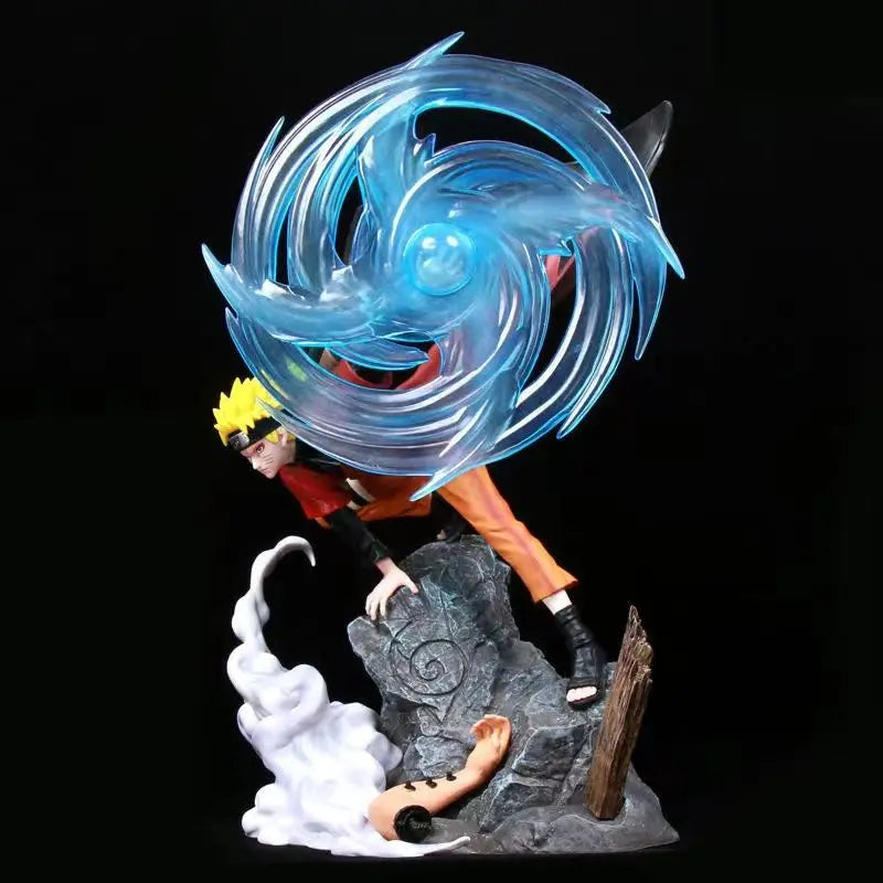 35cm Anime Figure Uzumaki Naruto Skill Release Hyūga Hinata Model Pvc Desktop Ornament Decorations Holiday Gifts Children Toys