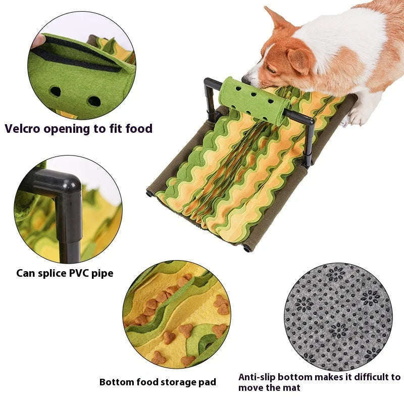 Dog toy rotating leaking food sniffing pad dog hiding food self-indulgence toy  dog toy