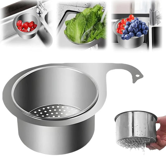 Manufacturer    Swan Stainless Steel Sink Strainer Basket,   New Durable Drain Basket for Kitchen Sinks, Swan Faucet Hanging Filter Basket     Kitchen gadgets