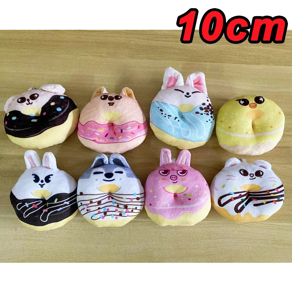 New KPOP Skzoo Plush Keychain Korean Ide Pendant Toy Keychain Fan Collection Giftsol Felix HyunJin Jisung Plush Cartoon