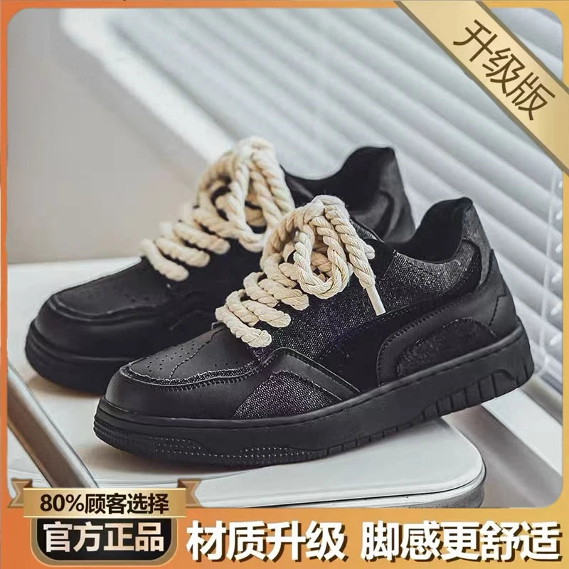 Manufacturer   Winter Men's Casual Skate oes Bread Design ular Brand Hong Kong Sle High Sensation Cool Look Low Top Sport Sneakers    Sneakers