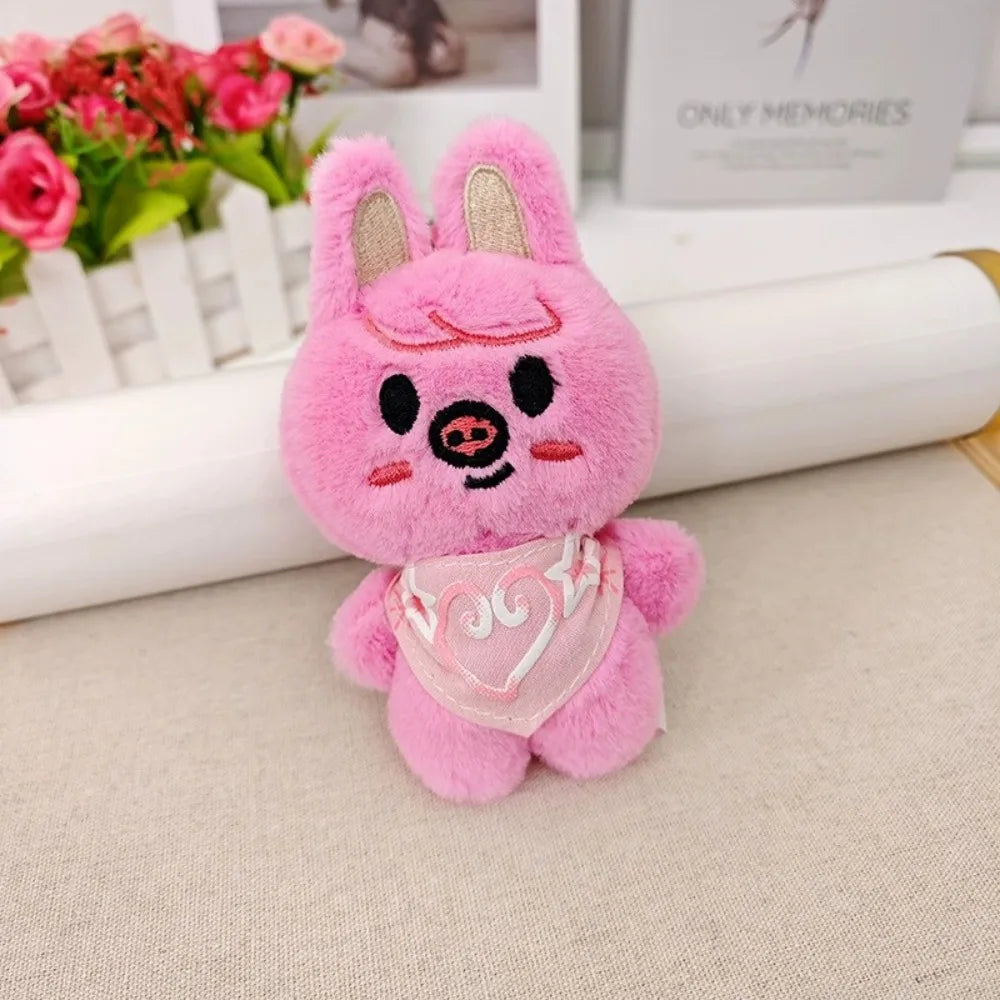 New KPOP Skzoo Plush Keychain Korean Ide Pendant Toy Keychain Fan Collection Giftsol Felix HyunJin Jisung Plush Cartoon