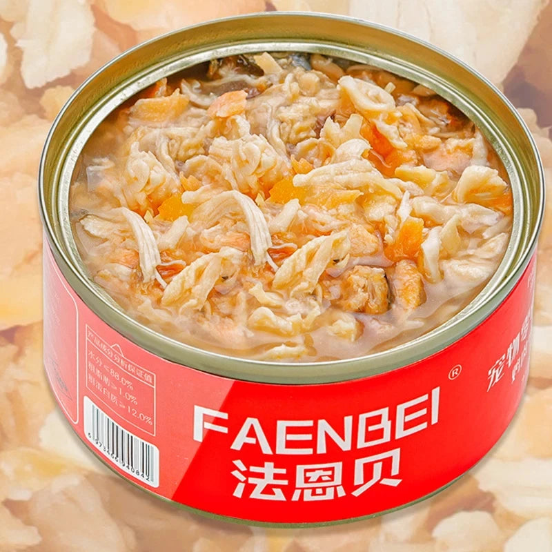 Canned cat white meat snack can cat snacks cat staple food young cat fat 170g cat wet food cat food