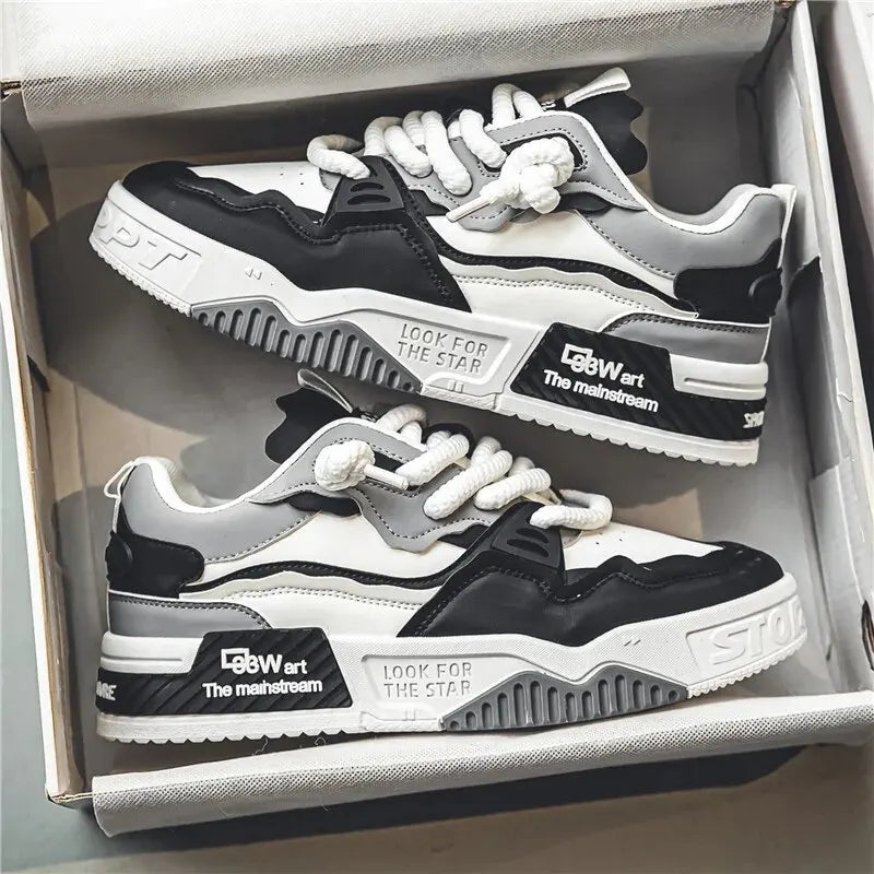 Manufacturer   Men's Trendy Skate Shoes, Comfy Non Slip Casual Lace Up Sneakers For Men's Outdoor Activities    Sneakers