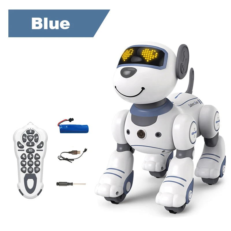 Smart Electronic Animal Pets RC Robot Dog Voice Remote Control Toy Funny Singing Dancing Robot Puppy Children's Birthday Gift