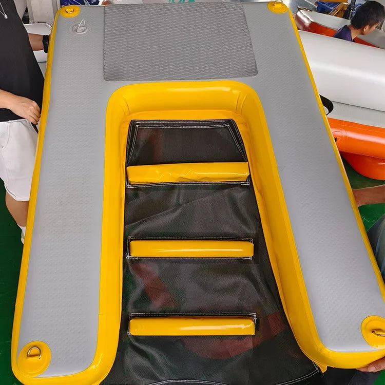 Inflatable Pup Plank Dog Float Floating Ramp Ladder For Pools Boats Docks Dog On Water Ladder Steps For Pets