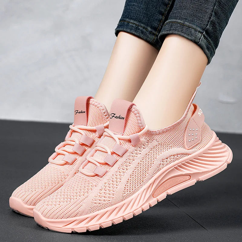 Manufacturer   Women's Shoes Summer  Casual Sneakers Breathable Mesh Lightweight Affordable Free Shipping    Sneakers