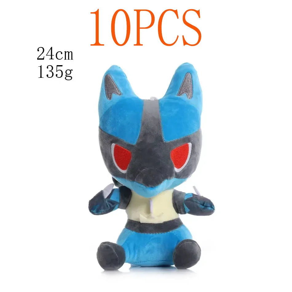 10PCS 20cm Pokemon Stuffed Plush Toy Kawaii Pikachu  Anime Doll Kids Birthday Kawaii Cute Soft Children Stuffed Plush